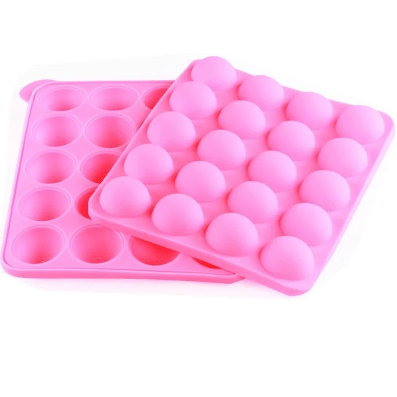 Flexible Silikon-Lutscherform mit 12/20 Löchern für einfache Cake Pops - Süßes