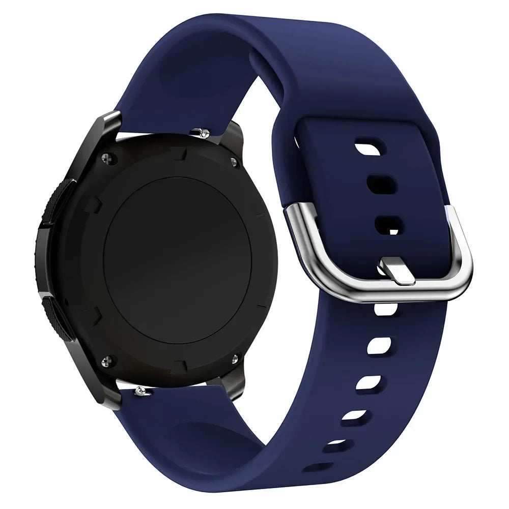 Silikon Uhrenarmband 20/22mm kompatibel mit Smartwatches und Sportuhren