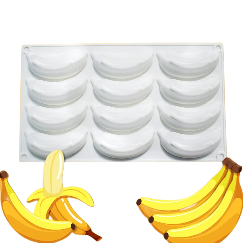 Silikon Kuchenform 3D Zitrone 6 Hohlräume für Dessert Dekorieren