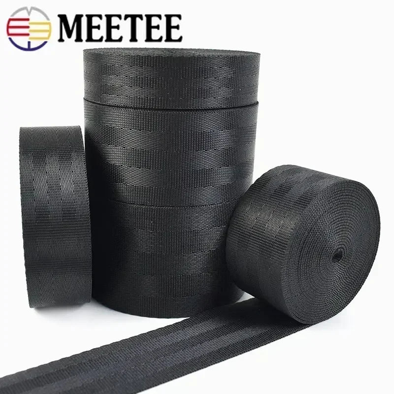 5 Meter Polyester Nylon Gurtband 25-50mm DIY Rucksack Gürtel