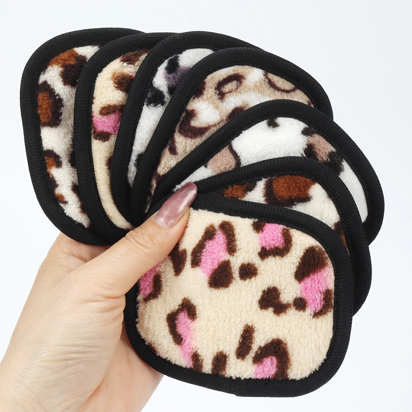 Wiederverwendbare Make up Entferner Tücher mit Farbverlauf 7 Stück