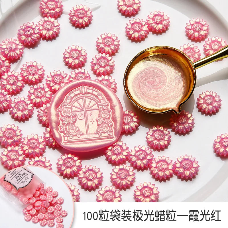 100 Schillernde Siegelwachs Perlen für stilvolle DIY Projekte