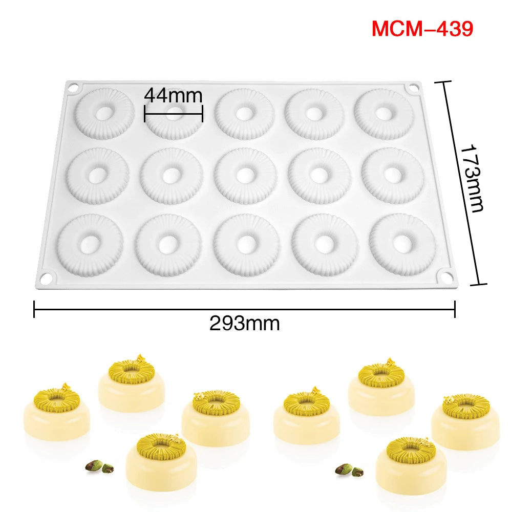 Ovale Silikon Mousse Kuchenform für hausgemachte Desserts