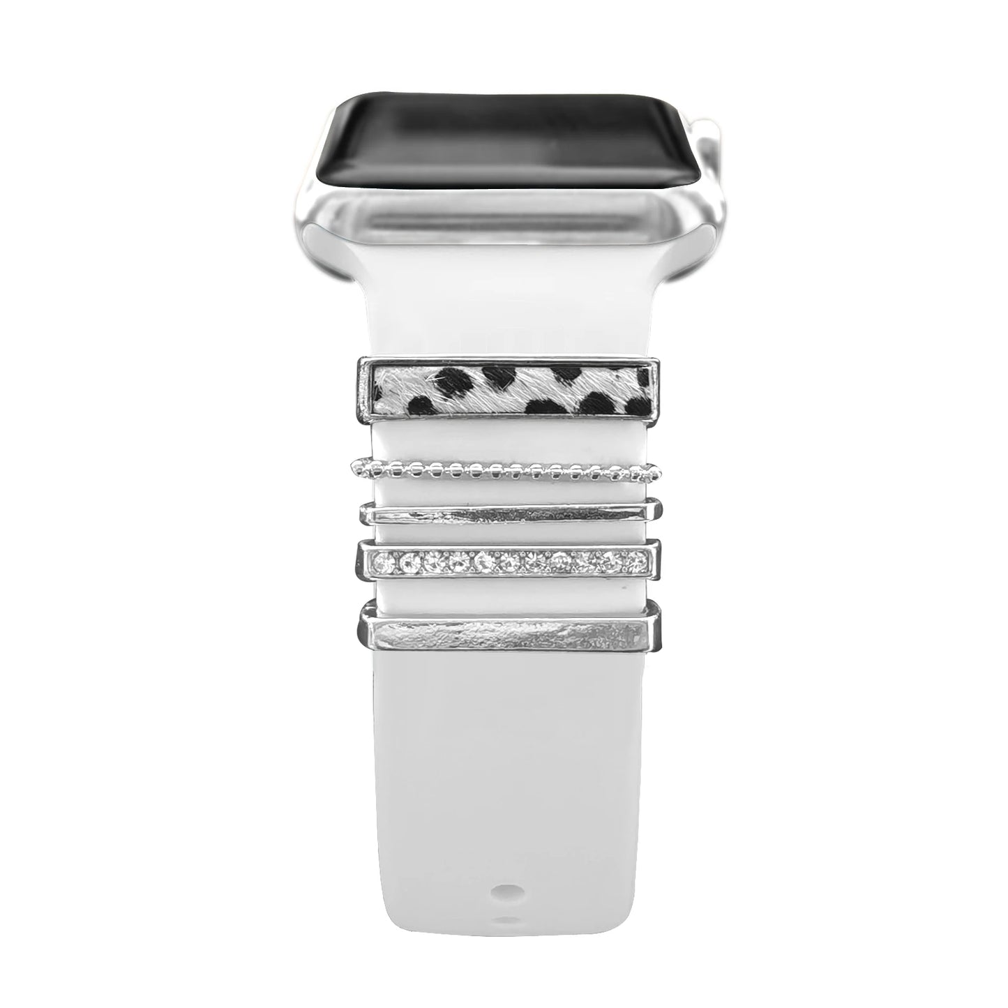 Dekoration für Apple Watch Band Ultra2 10 9 8 Diamant Schmuck Armband Zubehör für Samsung/Huawei Uhr 20/22mm Armband Charms-Yabubest - Home & More