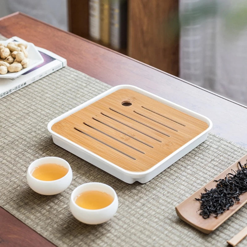 Bambus-Teetablett Mini Teetisch chinesischer Kongfu Tisch