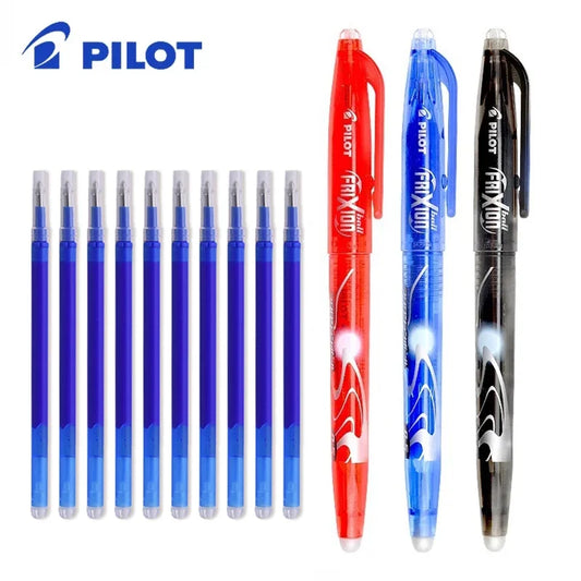 Löschbarer Gelstift 0,5 mm mit blauer, schwarzer - roter Tinte für Büro - Schule