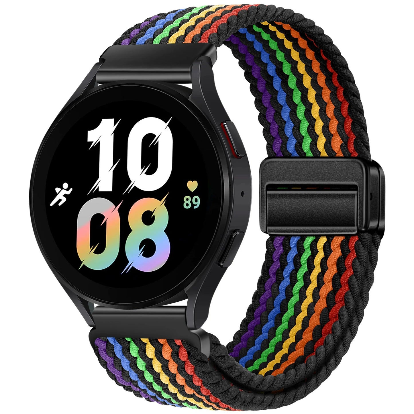 Magnetisches Nylonarmband 20/22mm für Smartwatches mit Schlaufenverschluss