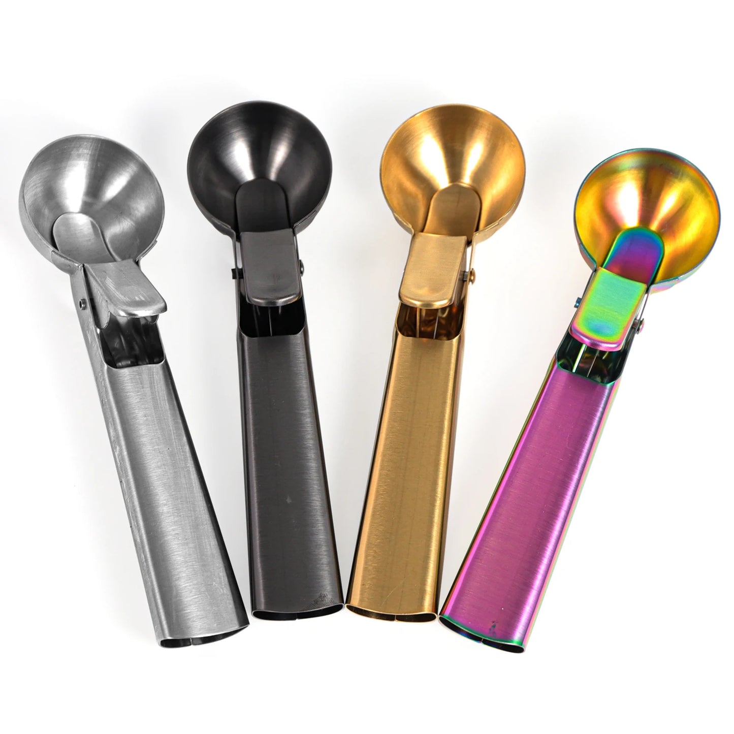 Eisportionierer Edelstahl mit Auslöser Frostschutzgriff für Gelato Joghurt