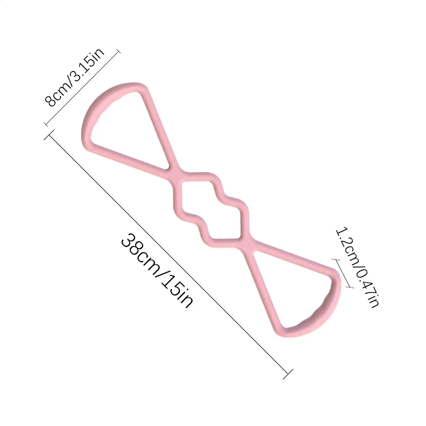 Elastische 8-förmige Widerstandsbänder für Fitness Schulter Rücken Training