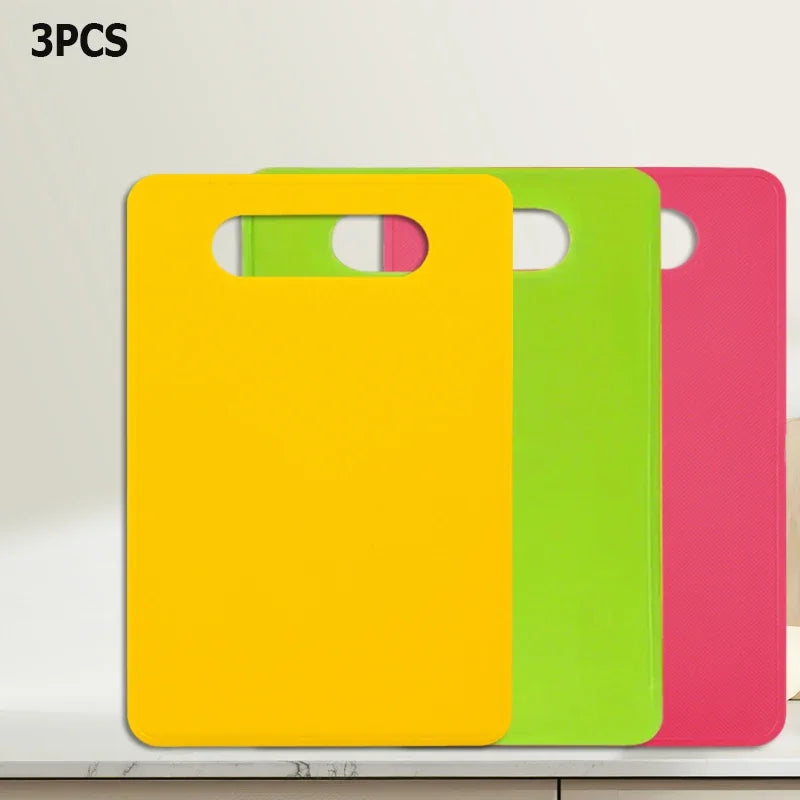 Flexibles Küchenschneidebrett aus Kunststoff rutschfest für Fleisch Gemüse