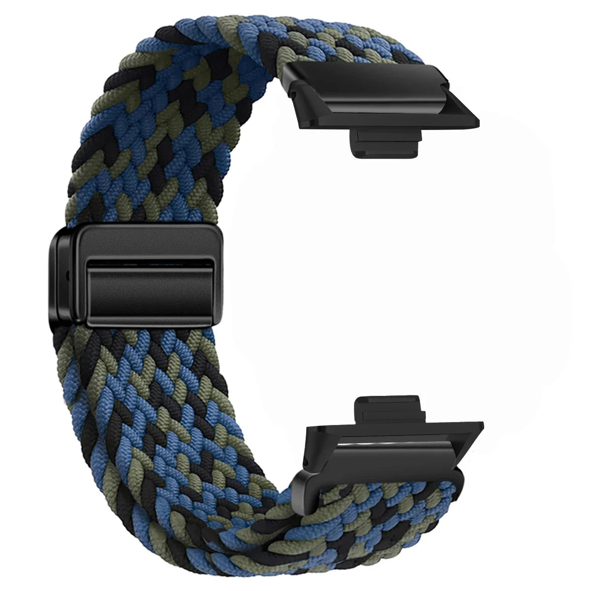 Verstellbares Nylon-Schlaufenarmband mit Magnetverschluss für Sportuhren