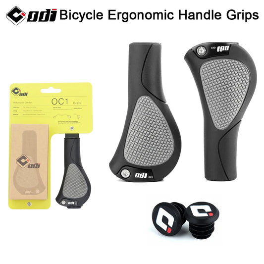 Ergonomische Fahrradgriffe mit rutschfestem Gummi und großem Pad