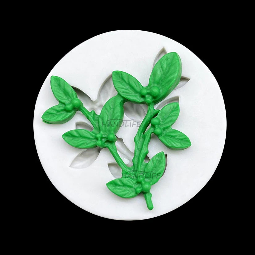 Silikon Sugarcraft Form Blatt und Blume für Fondant und Kuchen Dekor