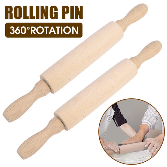 Holz Nudelholz mit Doppelspitze für Teig und Fondant