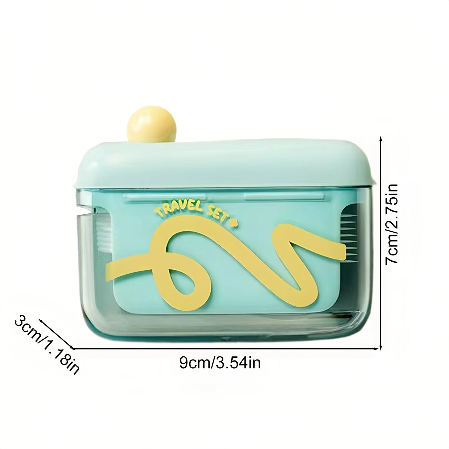 Tragbare Zahnseide Box mit Pop Up Spender für einfache Mundpflege