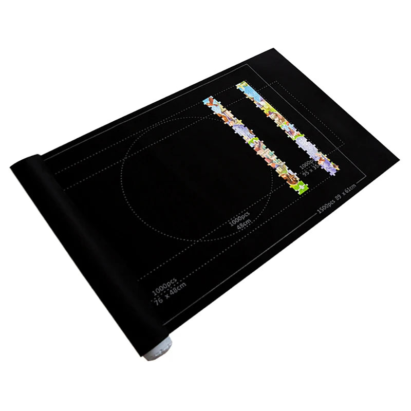 Puzzle Rollmatte für bis zu 1500 Teile – Tragbar & Praktisch, für Jigsaw