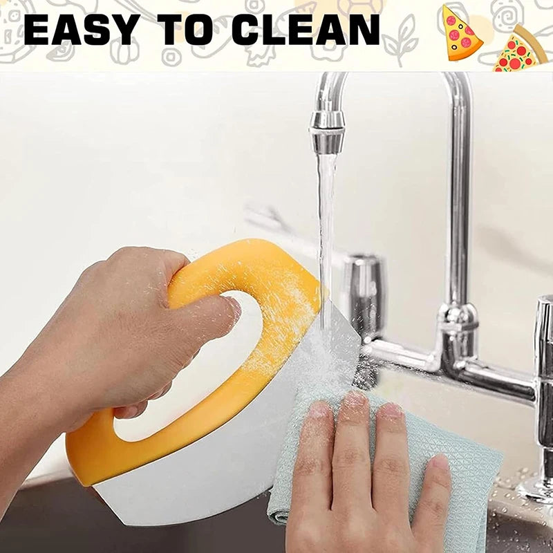 Edelstahl Pizzaschneider mit Abdeckung | Vielseitiger Lebensmittelzerkleinerer