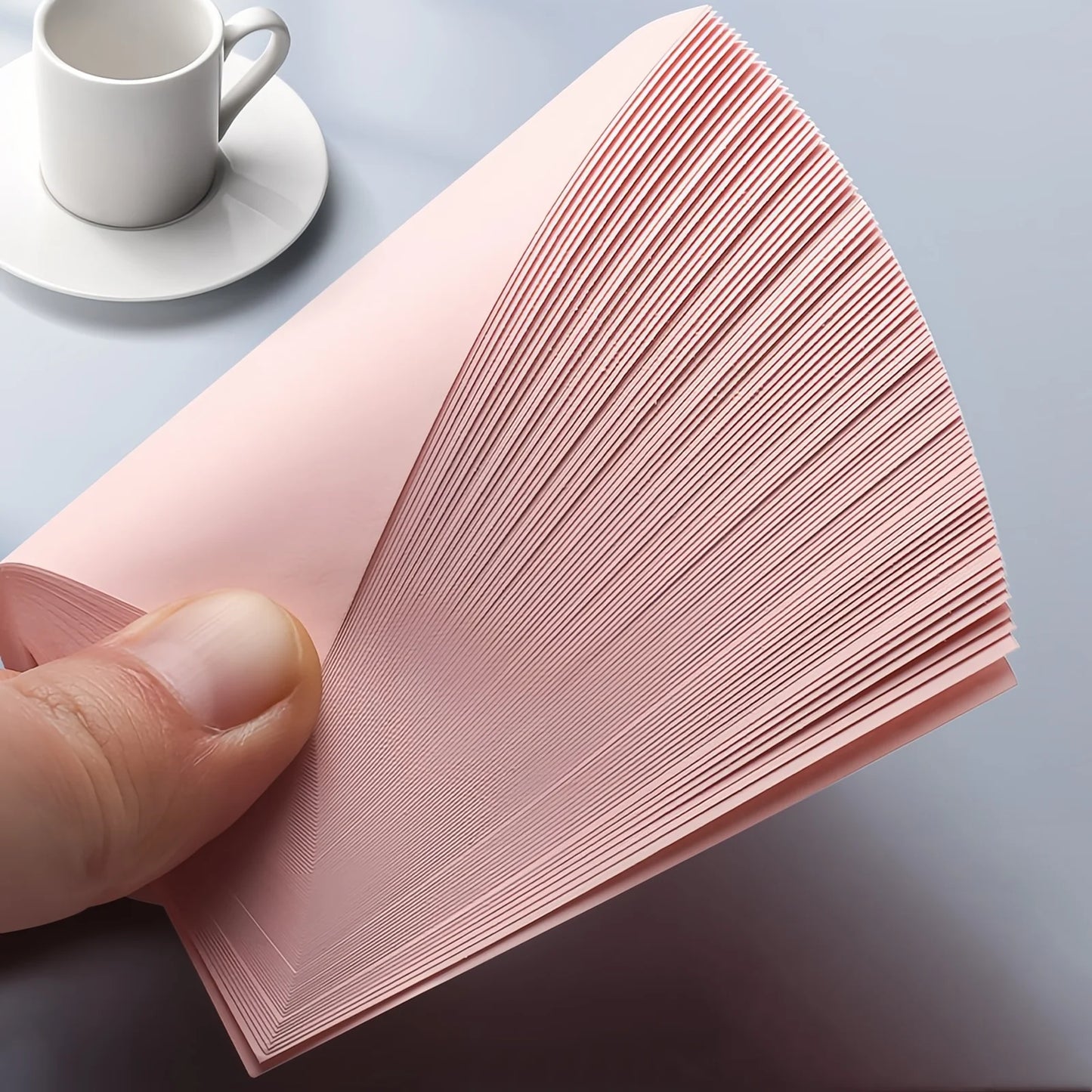100 Blatt Selbstklebende Farbige Memo Haftnotizen Notizblöcke 76x76mm Büro Schule