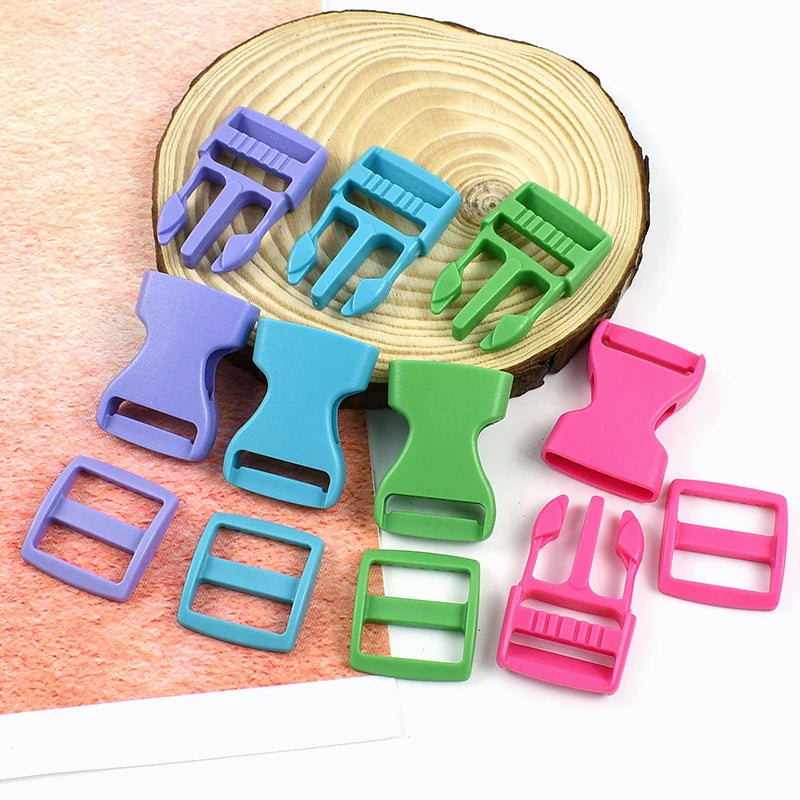 Vielseitige Kunststoff Schnallen & Karabinerhaken Sets – Größen wählbar
