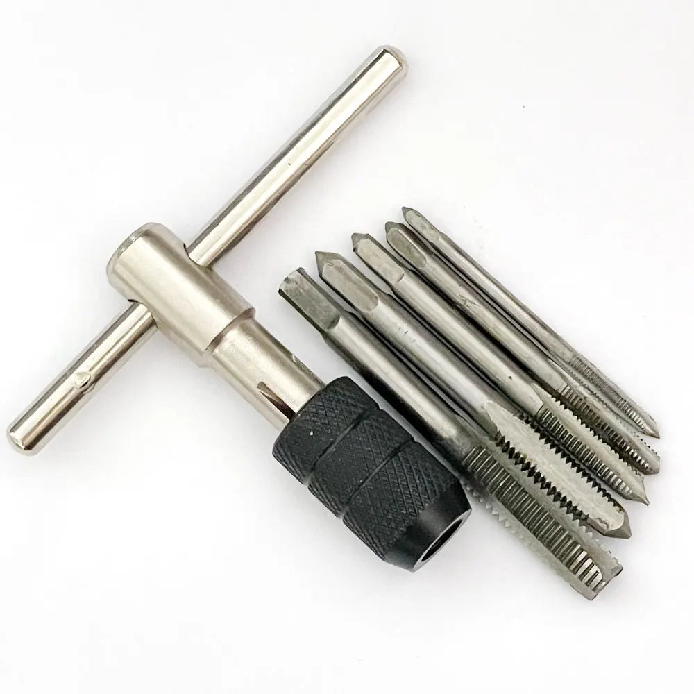 Robustes Gewindeschneid-Set M3-M8 mit T-Griff Schlüssel