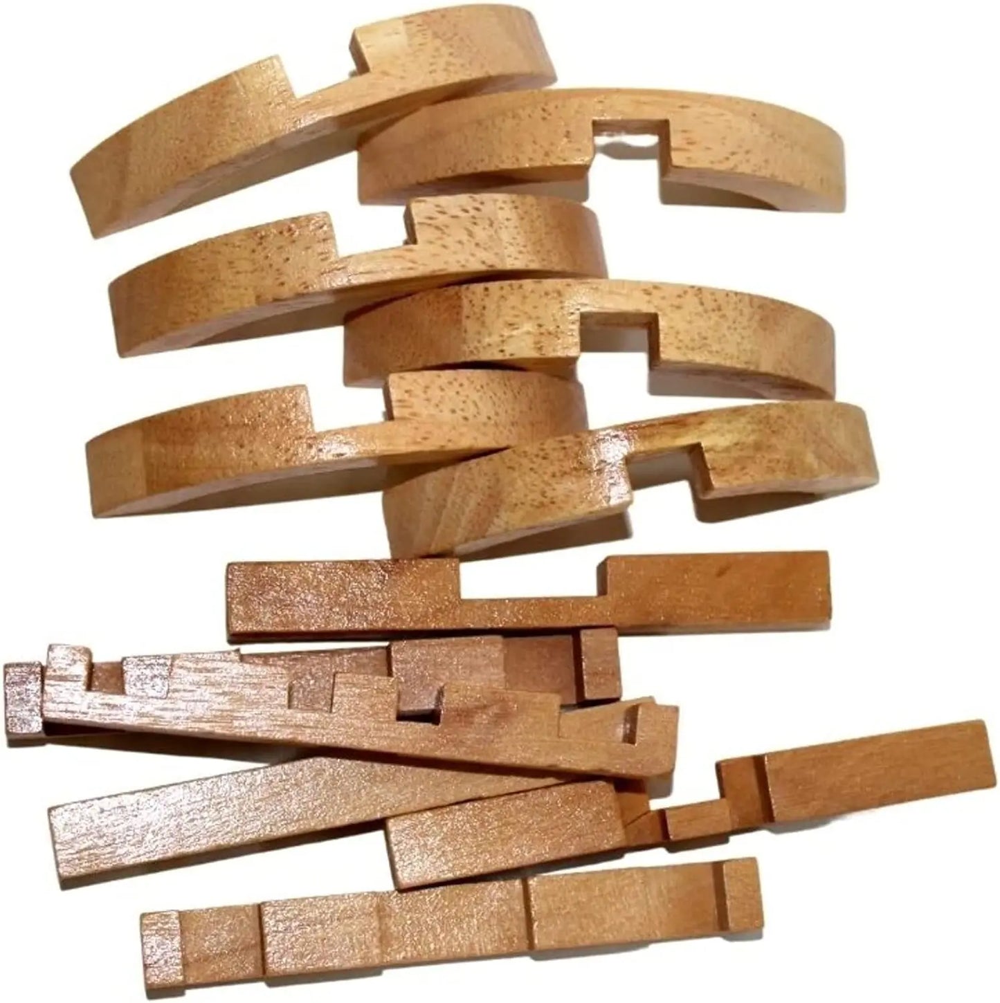 3D Holz Puzzle Kongming Luban Lock Intelligenzspiel für Kinder und Erwachsene