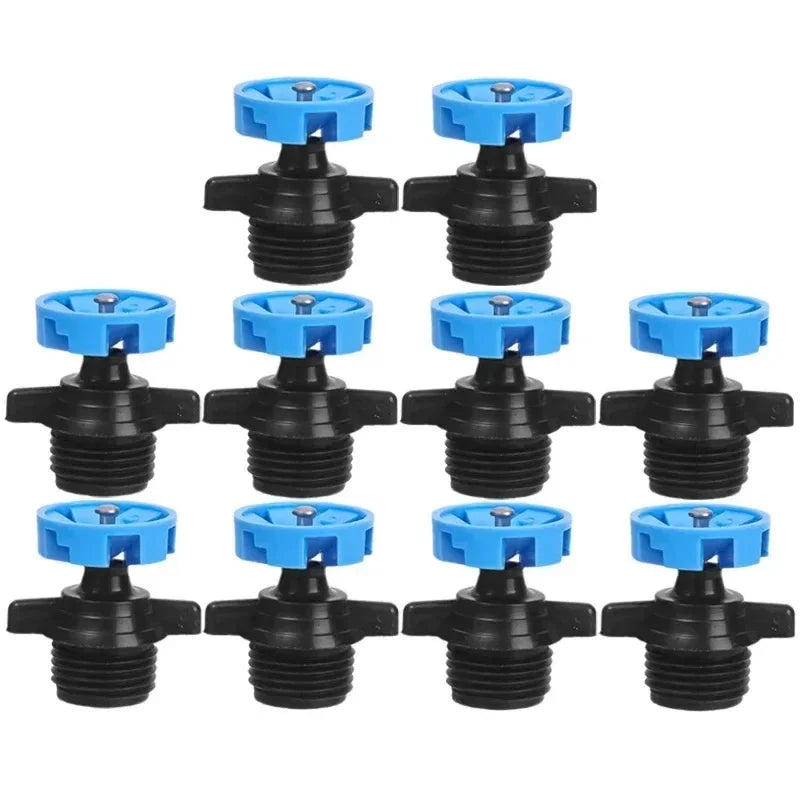 Automatische 360° Rotationsdüse für Gartenbewässerung, Kunststoff, 1-10 Stück
