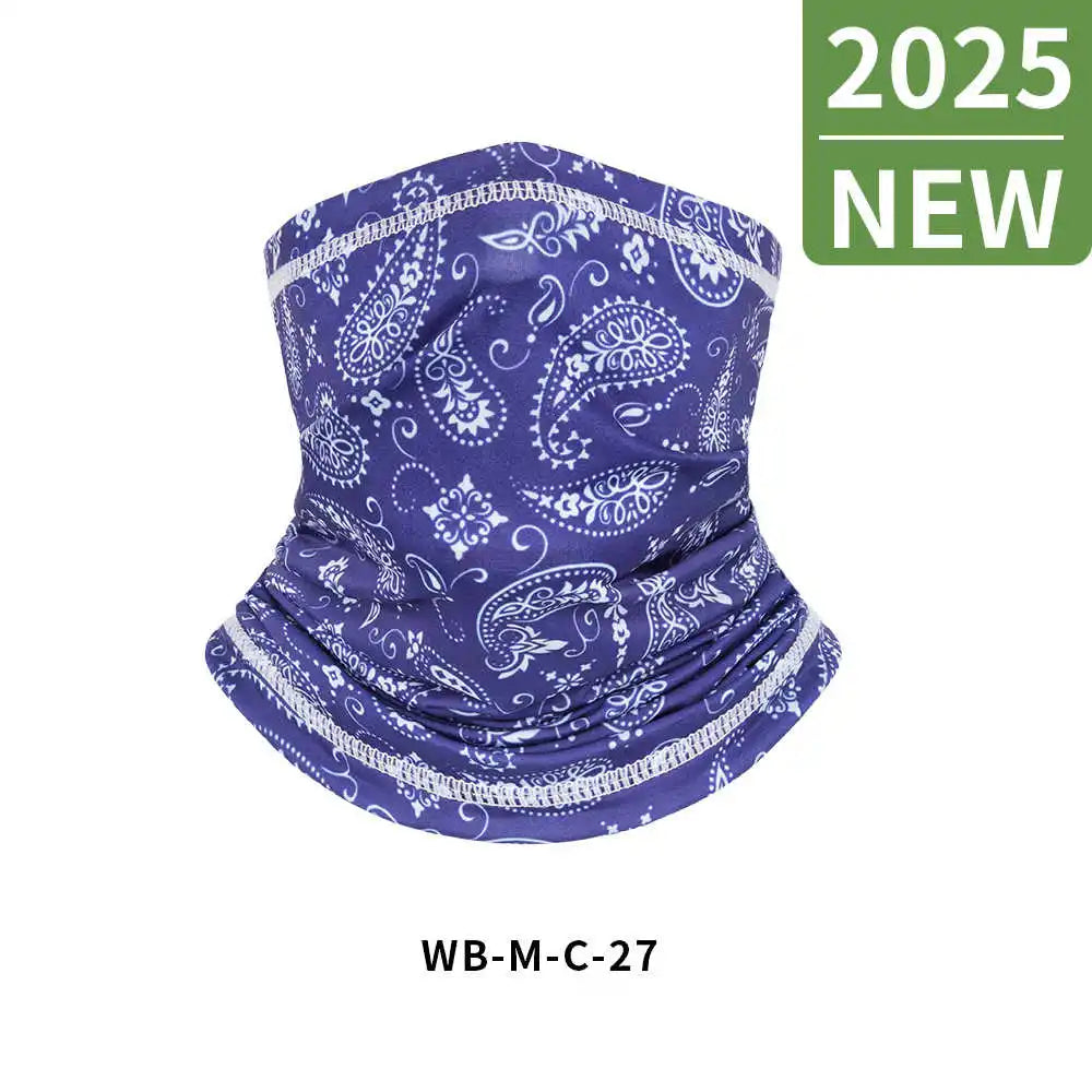 UV-Schutz Eisseide Hals-Gesichtsbedeckung Outdoor Sport Bandana Atmungsaktiv