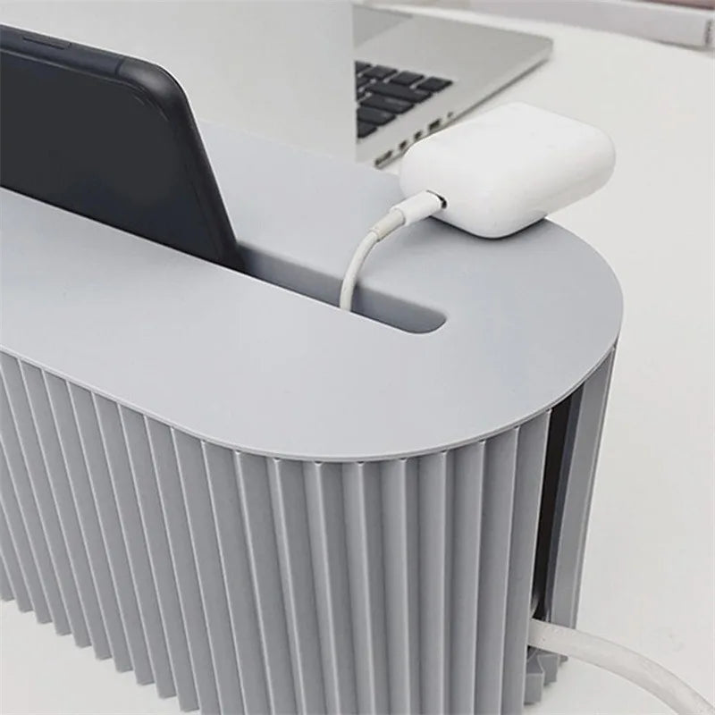 Netzkabel Aufbewahrungsbox Kabel Organizer mit großer Kapazität und moderner Optik-Yabubest - Home & More