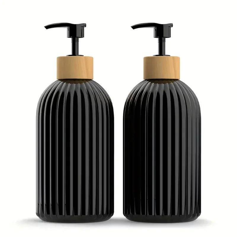 500ml Kunststoff Nachfüllflasche für Shampoo Lotion Duschgel Bad Reise