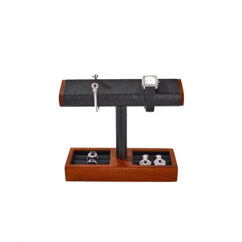 Eleganter Schmuckorganizer aus Holz mit vielseitigem Stauraum