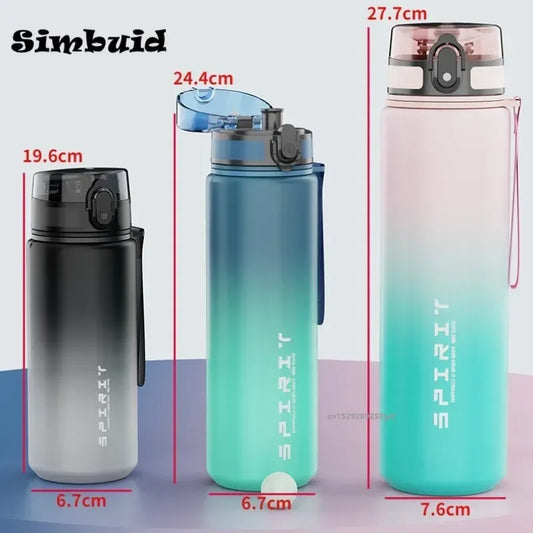 Auslaufsichere Sport Trinkflasche für Fitness - Outdoor – Alle Größen