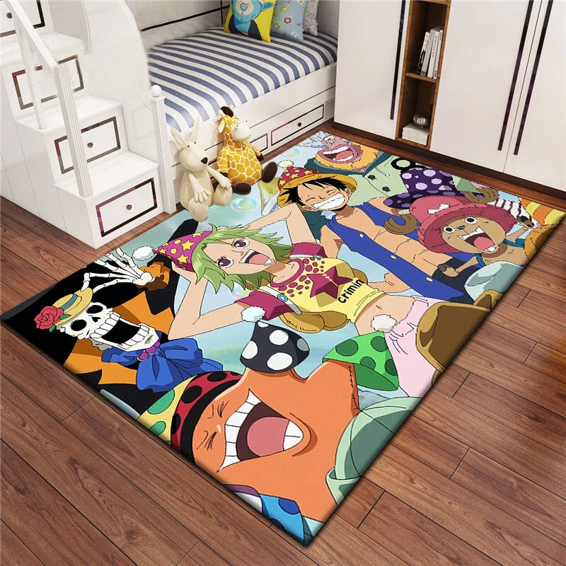 Cartoon bedruckter rechteckiger Teppich aus Polyester