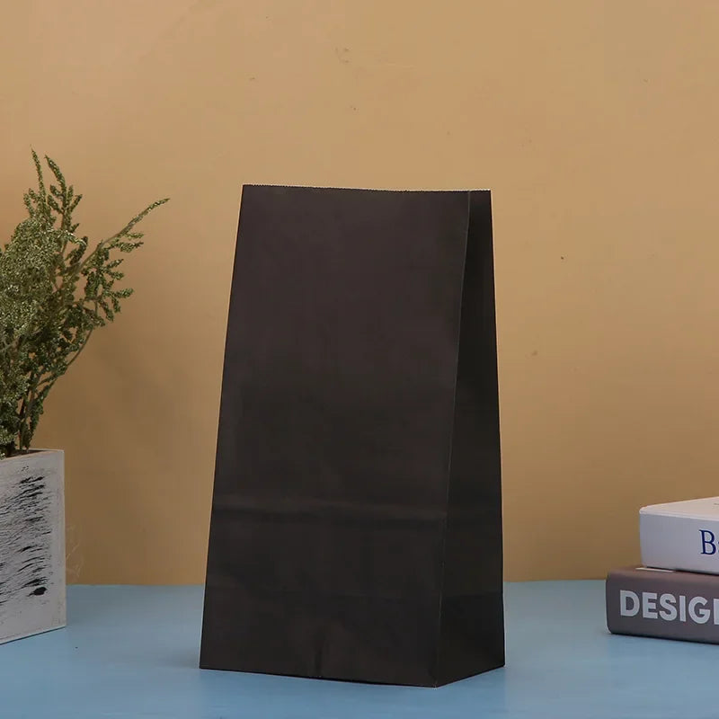 Bunte Kraftpapier Taschen für Lebensmittel und Geschenke Bunt