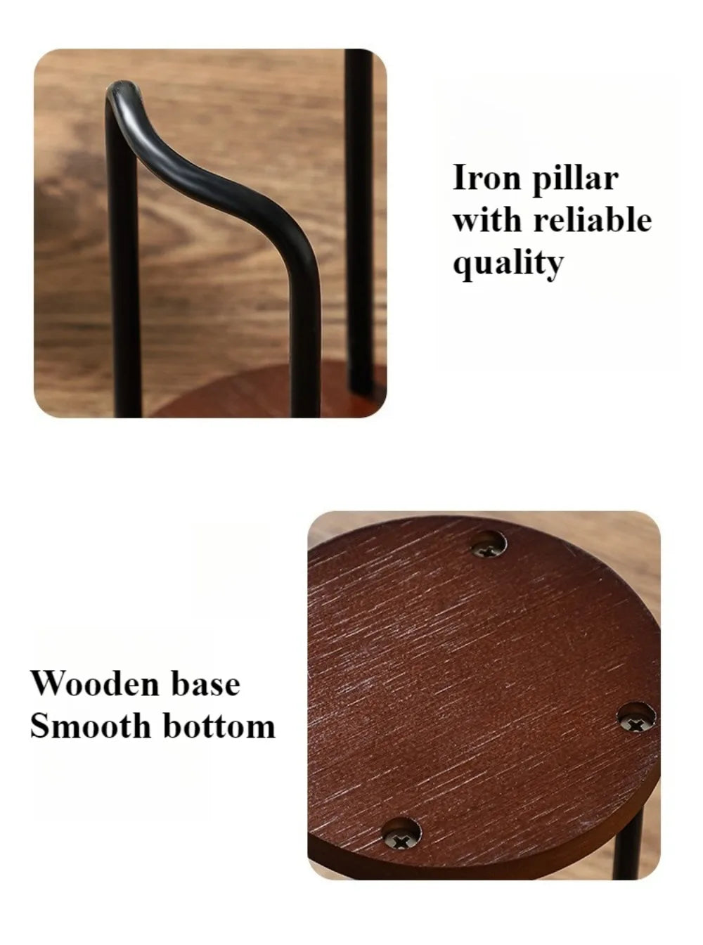 Praktischer Pappbecherhalter aus Holz für Schreibtisch und Küche