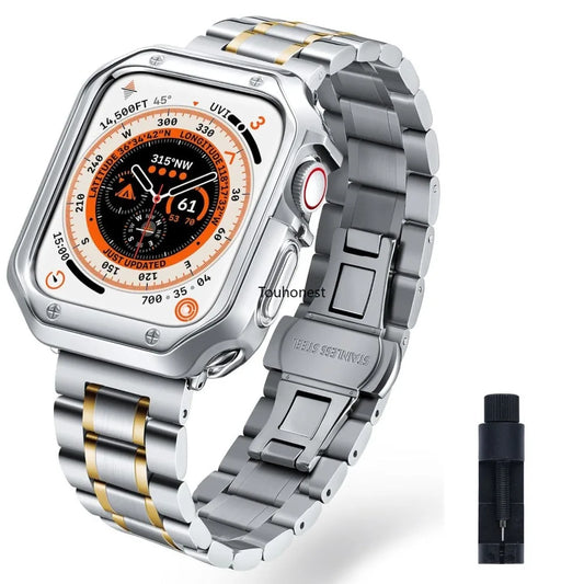Edelstahl Armband für Apple Watch Series und Ultra Modelle