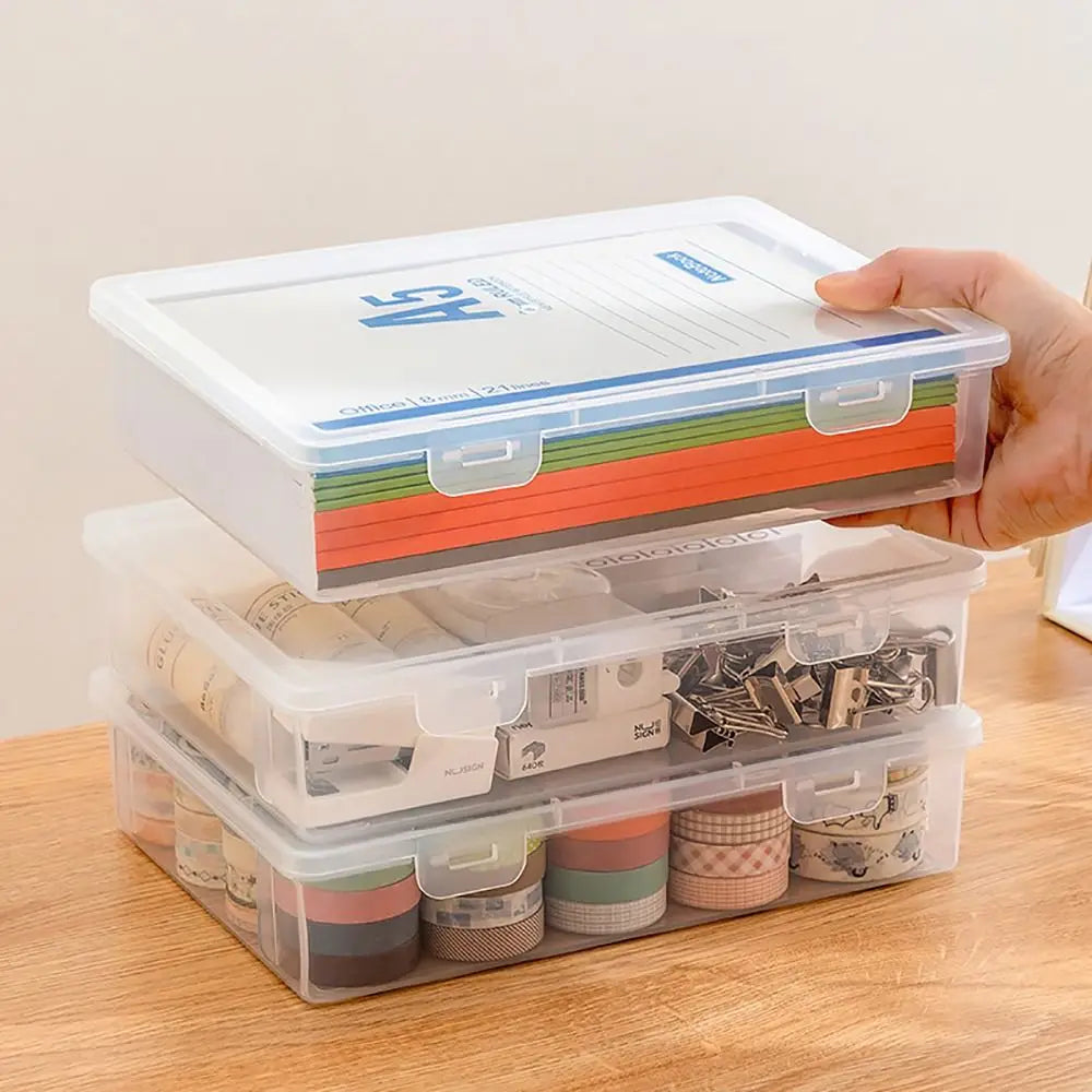 Multifunktionale Kunststoff Aktenbox für Schule & Home Office-Yabubest - Home & More