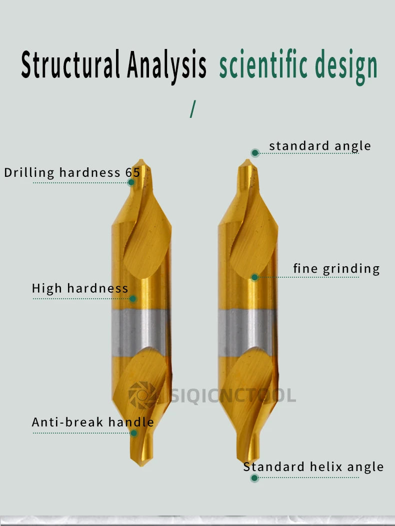 HSS Zentrierbohrer-Set 6-tlg. für präzise Metallbohrungen (1,0-5,0mm)