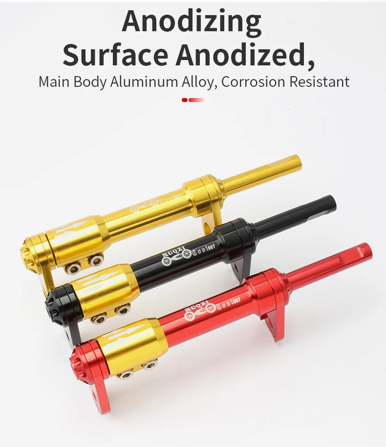 MUQZI Easy Wheels Teleskopverlängerungsstange für Brompton Faltrad-Yabubest - Home & More