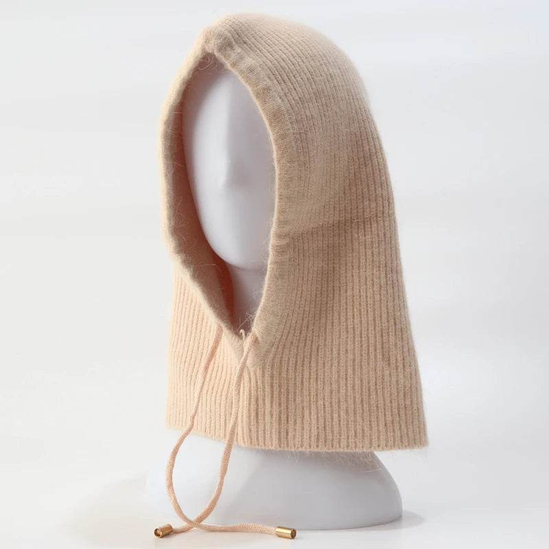 Warme Unisex Sturmhaube mit Schal und Kapuze für den Winter