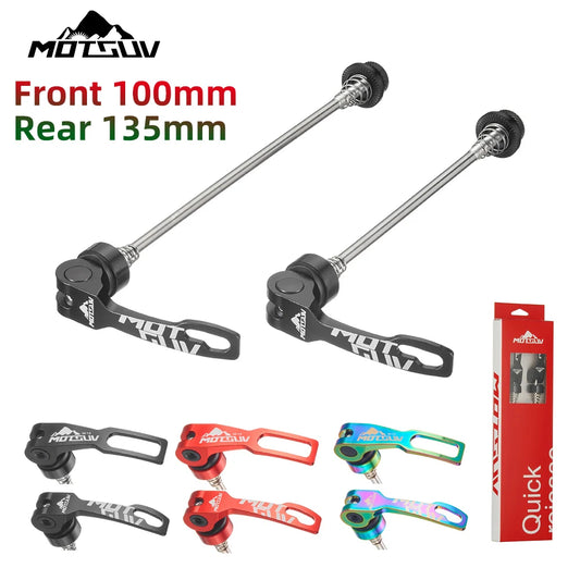 Ultraleichte Fahrrad Schnellspannspieße MTB Rennrad 100/135mm Nabe
