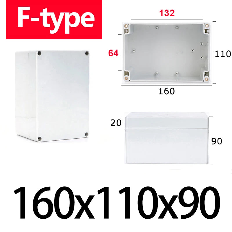 Wasserdichte Anschlussdose ABS mit IP67 Schutz für Außenbereich