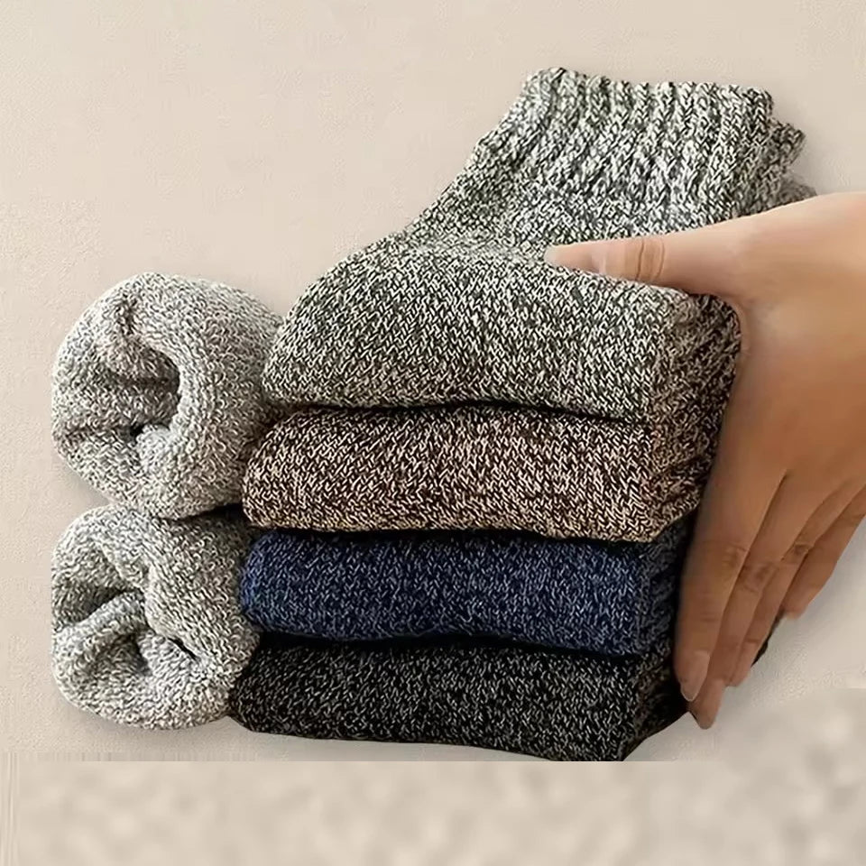 Warme Winter Socken für Herren mit Mittelhohem Schaft