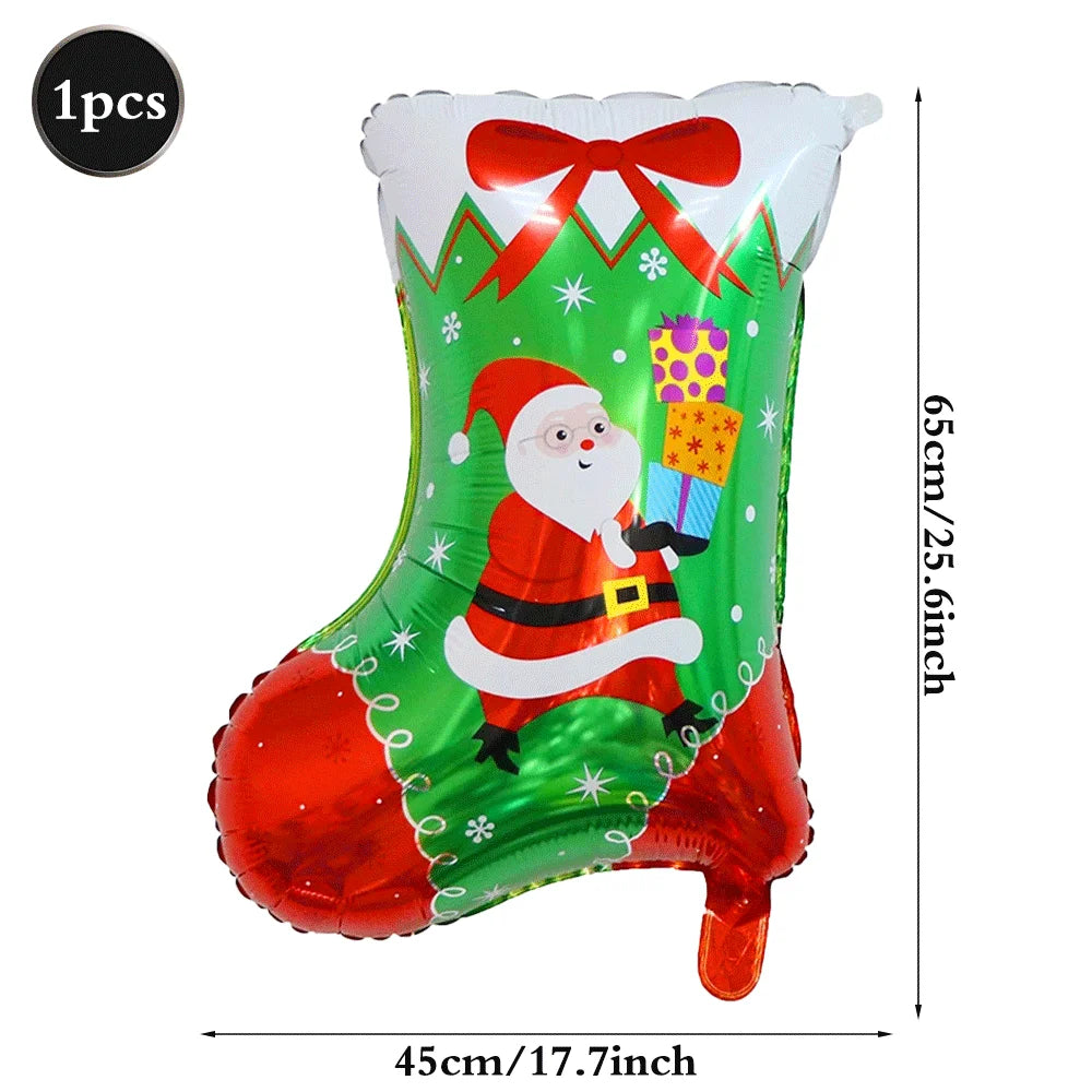 Festliche Weihnachts Folienballons Santa Rentier Schneemann für Partys