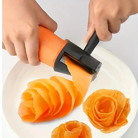 1 Stück fortschrittliche multifunktionale Spiraltrommel-Schneidemaschine, Salatwickler aus Edelstahl, Gurke, Karotte und andere Lebensmittelschneidemaschine-Yabubest - Home & More