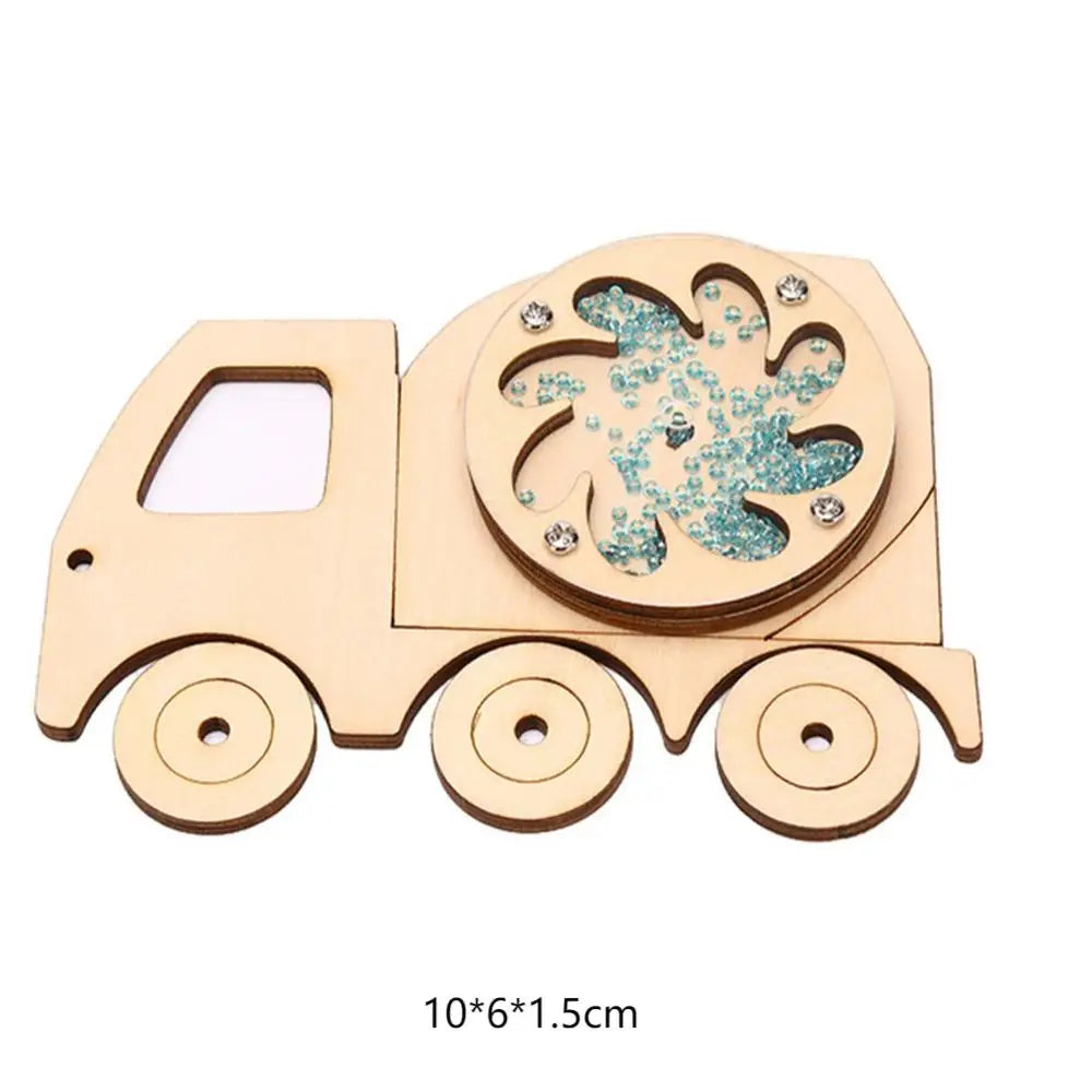 Montessori Lernspielzeug mit Holz, Metall Schlössern und Leder Schnalle