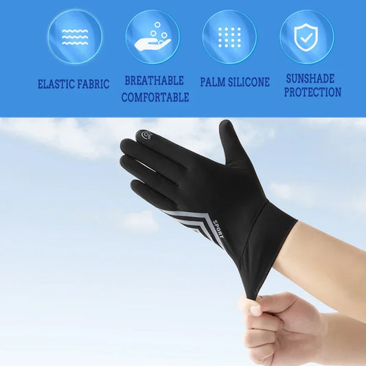 Sommer Fahrrad Handschuhe Halbfinger UV Schutz Atmungsaktiv Rutschfest