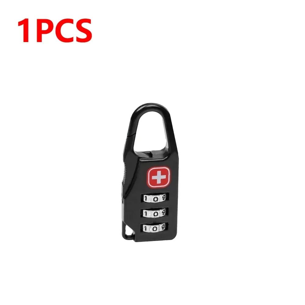 1-5x Reise Zahlenschloss Vorhängeschloss Gepäck Rucksack Koffer Code Schloss