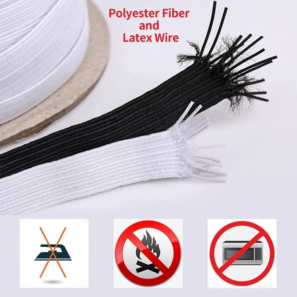 Vielseitiges Elastikband 10m zum Nähen Basteln DIY Projekte