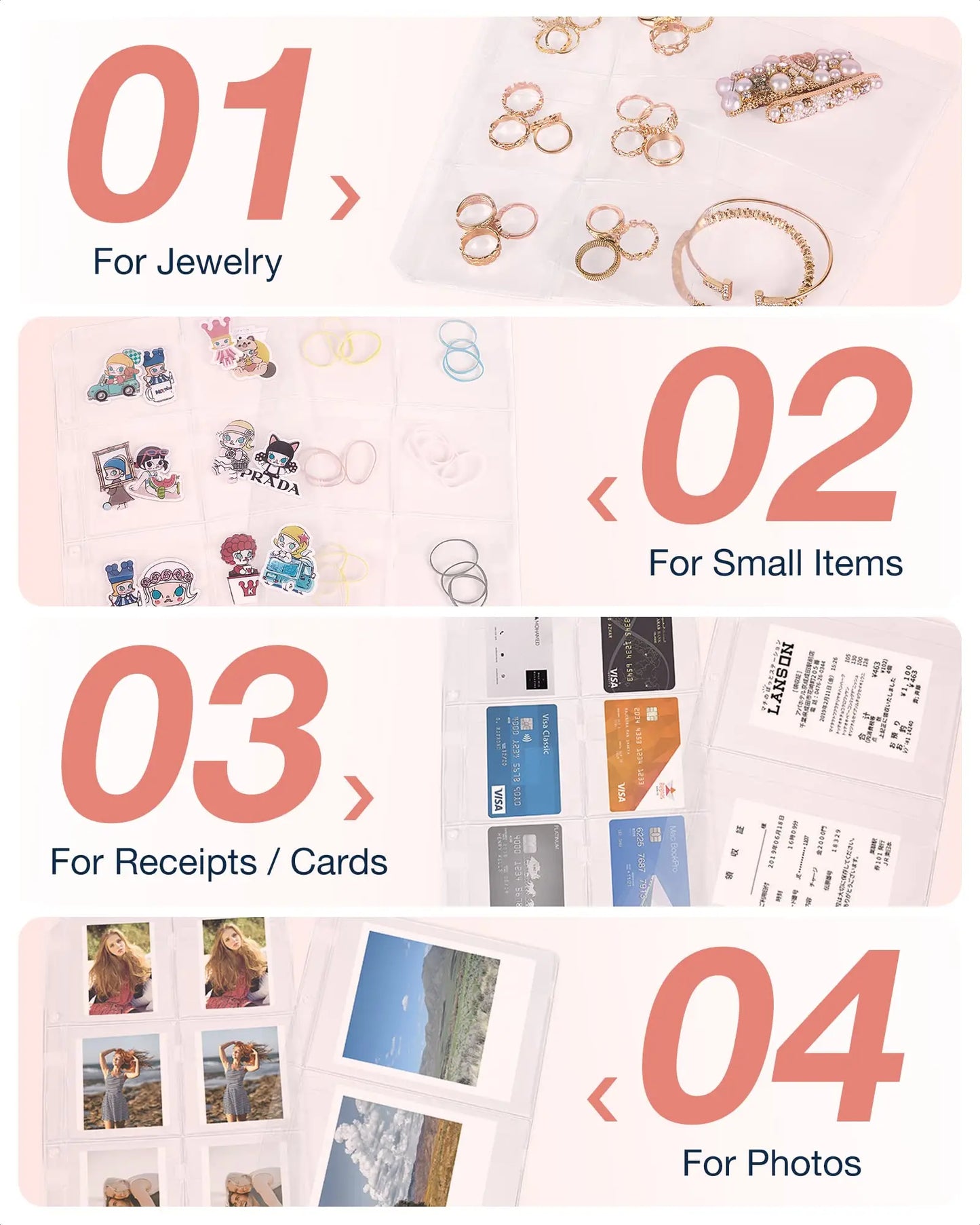 Transparenter Schmuck Reise Organizer für sichere Aufbewahrung und Ordnung