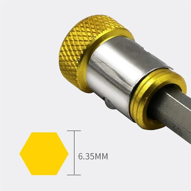 5er Set magnetische Schraubenringe für 1/4 Zoll Schraubendreher Bits